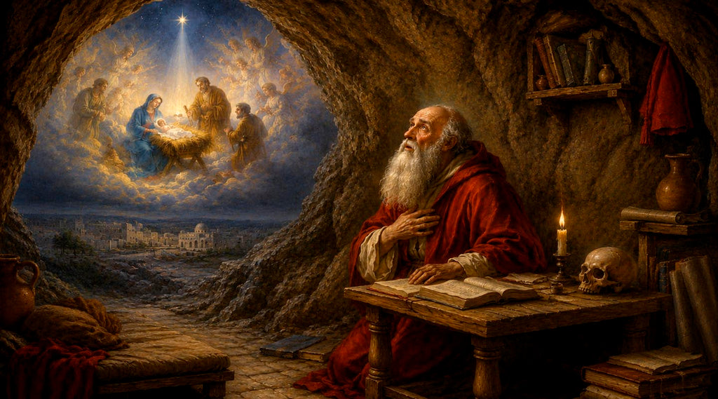 Saint Jerome in Bethlehem - The Cave and the Vulgate
