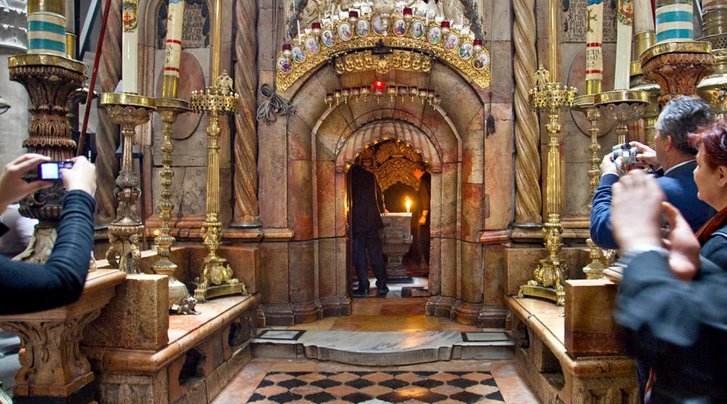 Inside the Chapel of the Angel - The Threshold to the Empty Tomb