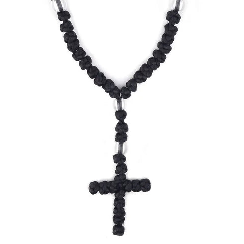 Orthodox prayer rope in black, crafted with devotion and care.