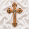 Budded Crucifix with Star of Bethlehem on a white amooth cloth