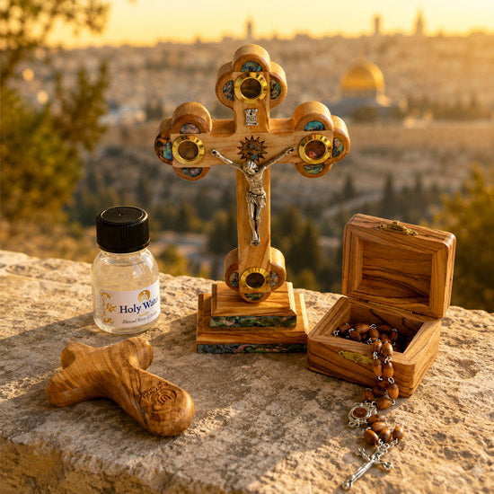 Catholic Daily Prayer Gift Set from the Holy Land