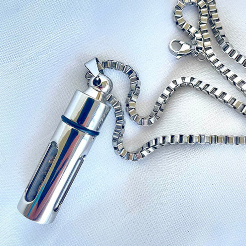 Silver Pendant with Holy Soil from Jerusalem