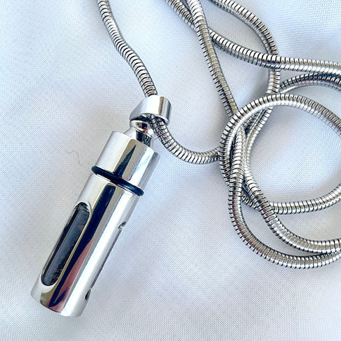 Silver Pendant with Holy Soil from Jerusalem