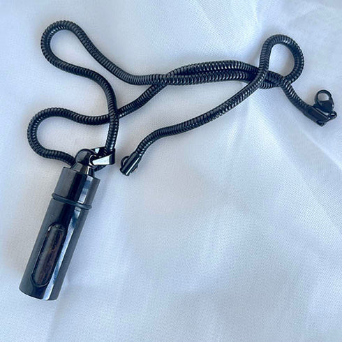 Jerusalem Holy Soil Black Pendant from the Holy Land