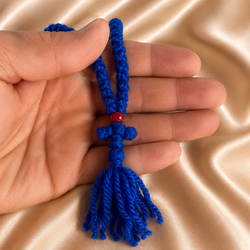 Blue Komboskini – 100-Knot Greek Prayer Rope
