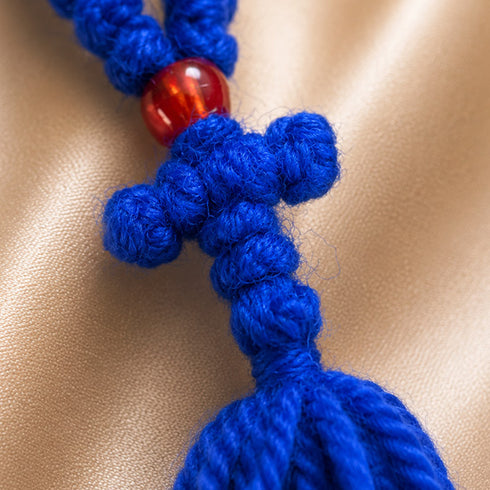 Blue Komboskini – 100-Knot Greek Prayer Rope