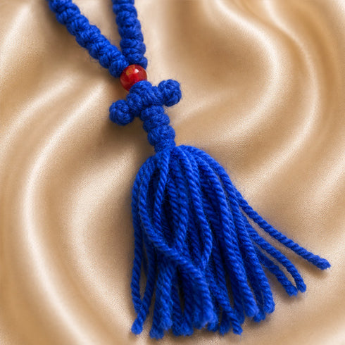 Blue Komboskini – 100-Knot Greek Prayer Rope