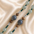 Green Aventurine Irish Rosary with Celtic Cross