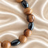 Christian Cross Bracelet with Olive Wood & Hematite