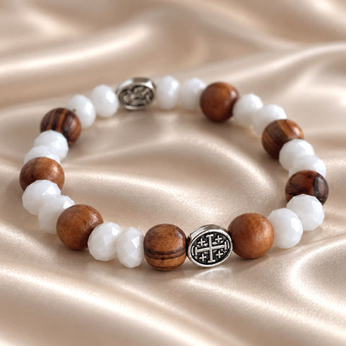 First Communion Bracelet with Virgin Mary