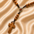 Seven Sorrows Rosary with Holy Soil & Olive Wood Cross