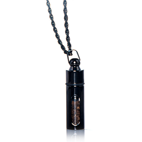 Jerusalem Holy Soil Black Pendant from the Holy Land