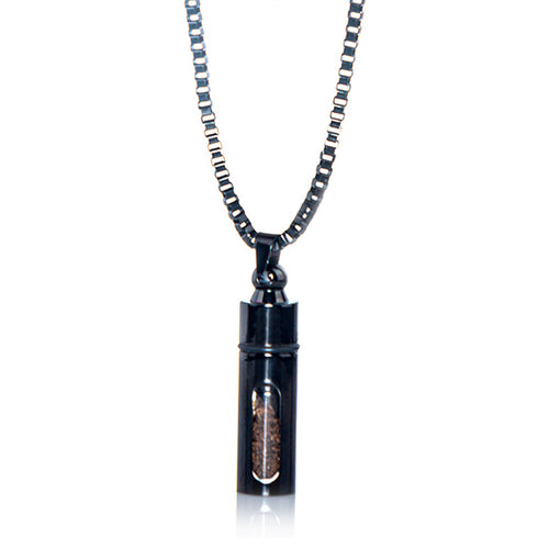 Jerusalem Holy Soil Black Pendant from the Holy Land