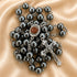 Black Hematite Rosary with Holy Soil from Jerusalem
