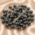 Black Hematite Rosary with Holy Soil from Jerusalem