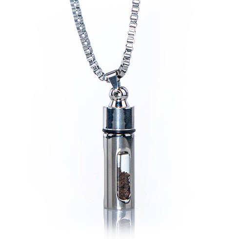 Silver Pendant with Holy Soil from Jerusalem