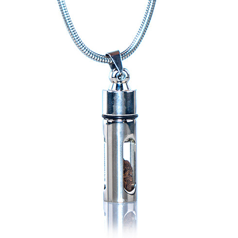 Silver Pendant with Holy Soil from Jerusalem