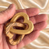 Interlocking Olive Wood Hearts – United Hearts of Jesus & Mary