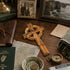 Handmade Irish Celtic Olive Wood Cross from the Holy Land
