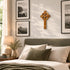 Handmade Irish Celtic Olive Wood Cross from the Holy Land