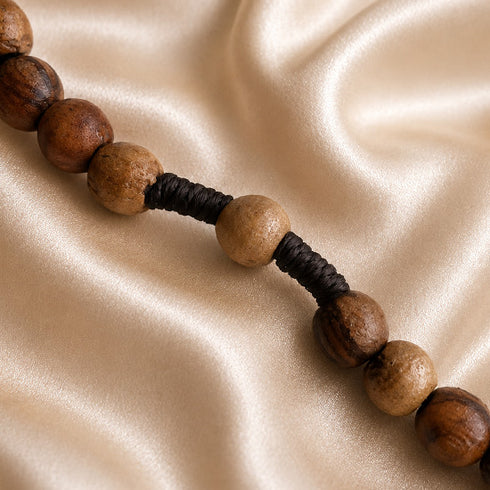 Small Handmade Olive Wood Rosary from the Holy Land