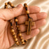 Small Handmade Olive Wood Rosary from the Holy Land