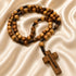 Small Handmade Olive Wood Rosary from the Holy Land