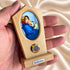 Madonna of the Streets Olive Wood Plaque from Bethlehem