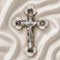 Budded crucifix made olive wood, with white mother of pearl and the Four sacred elements.