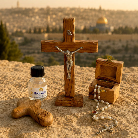 New Life Baptism Gift Set from the Holy Land