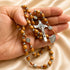 Olive Wood Rosary with St. Benedict Medal Beads