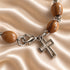 Olive Wood Decade Rosary Bracelet from the Holy Land