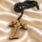 Olive Wood Tau Cross Necklace with Doves & Olive Branch