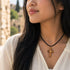 Olive Wood Holy Spirit Dove Cross Necklace from Bethlehem