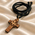 Olive Wood Holy Spirit Dove Cross Necklace from Bethlehem