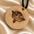 Olive Wood Holy Spirit Dove Medallion Necklace