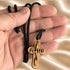 Olive Wood Jesus Cross Necklace from Bethlehem