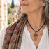 Olive Wood Jesus Cross Necklace from Bethlehem