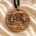 Olive Wood Loaves & Fish Medallion Necklace from the Holy Land