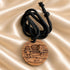 Olive Wood Loaves & Fish Medallion Necklace from the Holy Land