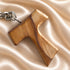 Bethlehem Olive Wood Tau Cross Keyholder
