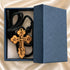 Olive Wood Three-Bar Orthodox Cross Necklace from Bethlehem