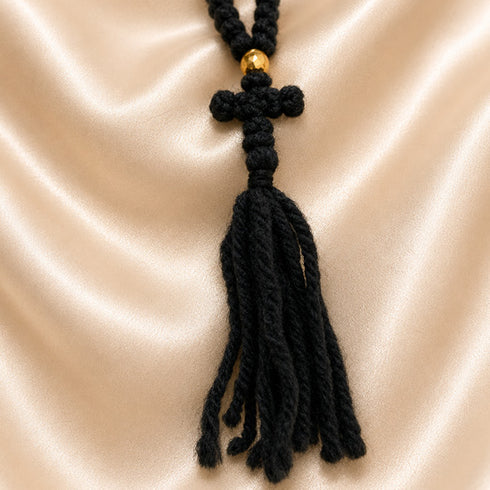 Orthodox Prayer Beads – Handmade 100-Knot Wool Prayer Rope