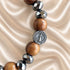 Saint Benedict Olive Wood Bracelet for Men