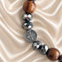 Saint Benedict Olive Wood Bracelet for Men