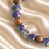 Saint Benedict Olive Wood & Crystal Bracelet