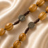 Holy Land Olive Wood Rosary with St. Benedict Wooden Crucifix