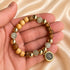Olive Wood Saint Benedict Bracelet with Five Medals