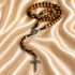 St. Benedict Olive Wood Rosary from the Holy Land