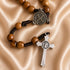 St. Benedict Olive Wood Rosary from the Holy Land